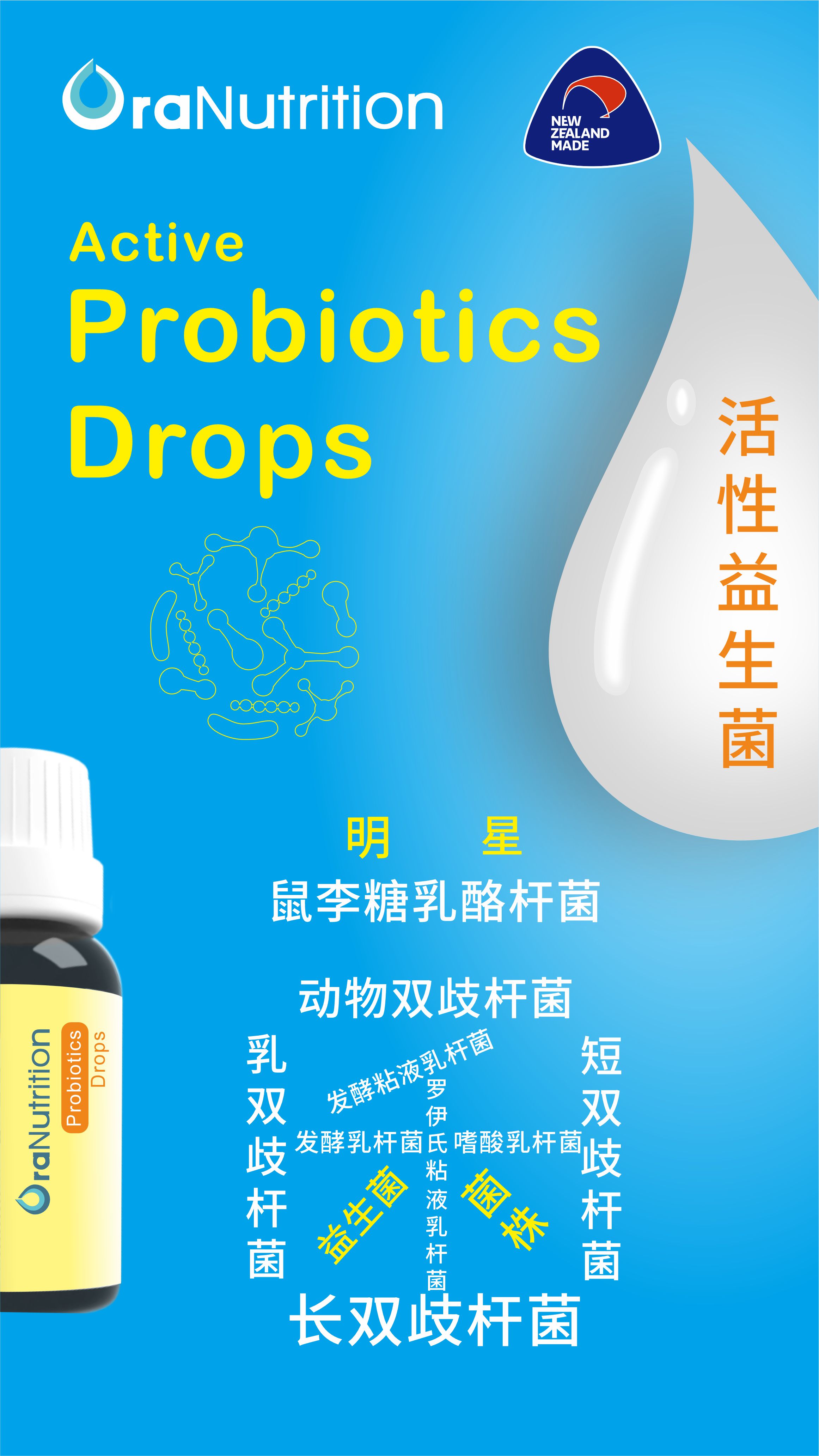 精选明星菌株，从优质益生菌开始——新西兰OEM益生菌定制